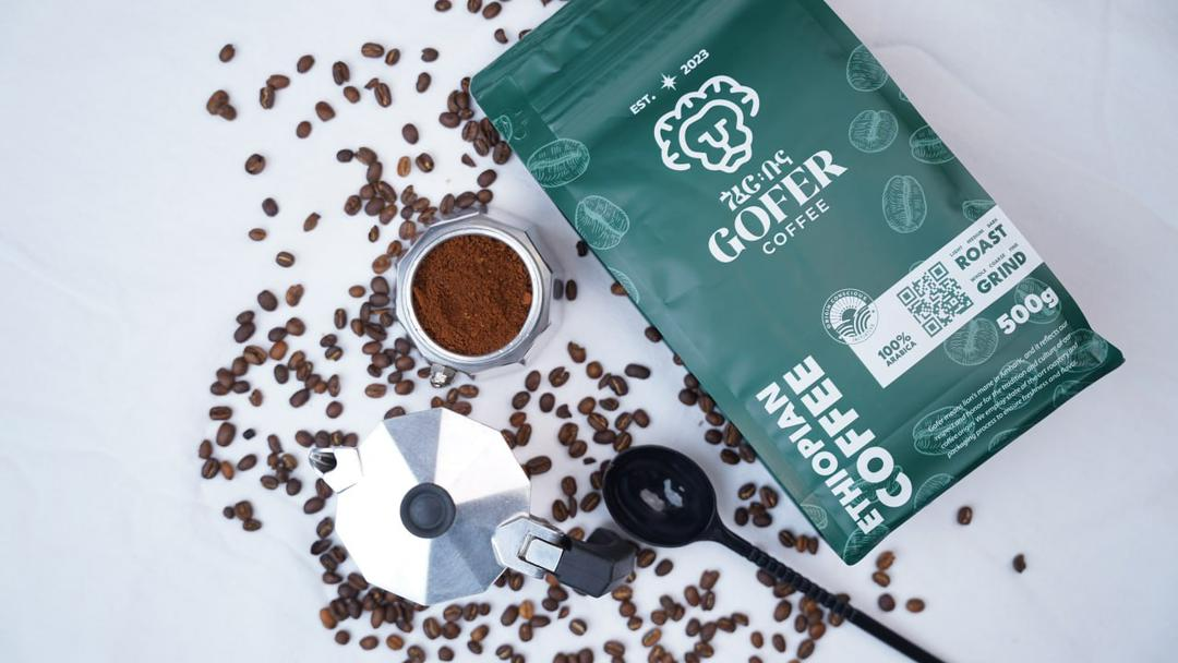 Roasted Gofer Coffee beans
